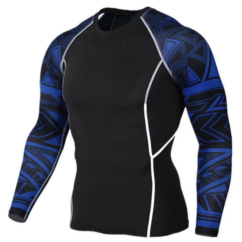 2017 Mens MMA Fitness T Shirts Fashion 3D Teen Wolf Long Sleeve Compression Shirt Bodybuilding Crossfit Brand Clothing Fitness - Wolfmall