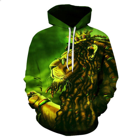 Wolf Printed Hoodies Men 3d Hoodies Brand Sweatshirts Boy Jackets Quality Pullover Fashion Tracksuits Animal Streetwear Out Coat - Wolfmall