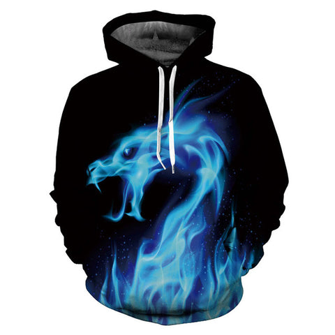 Wolf Printed Hoodies Men 3d Hoodies Brand Sweatshirts Boy Jackets Quality Pullover Fashion Tracksuits Animal Streetwear Out Coat - Wolfmall