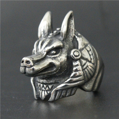 2017 Cool Armor Wolf Ring 316L Stainless Steel Mens Women Fashion Coo Wolf Ring - Wolfmall