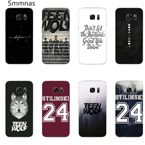 Teen Wolf Cover case For Samsung Galaxy s8 s8plus A5100 A7100 2016 A5200 A520F A7200 2017 S5 S6 S6Edge S7 S7 Edge phone cases - Wolfmall