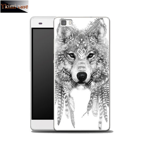 Elephant wolf soft TPU cover for huawei p8 p9 Lite NOVA MATE 8 9 honor 8 case for huawei p8 lite 2017 P10 phone capa - Wolfmall