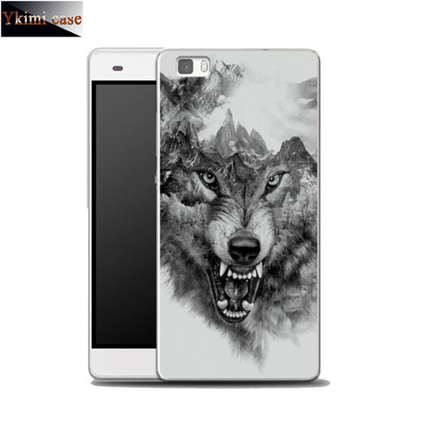 Elephant wolf soft TPU cover for huawei p8 p9 Lite NOVA MATE 8 9 honor 8 case for huawei p8 lite 2017 P10 phone capa - Wolfmall