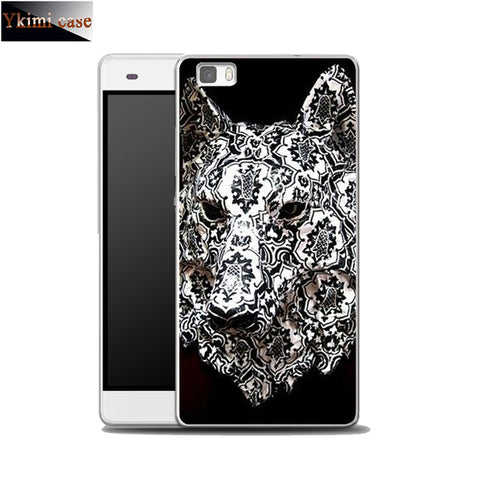 Elephant wolf soft TPU cover for huawei p8 p9 Lite NOVA MATE 8 9 honor 8 case for huawei p8 lite 2017 P10 phone capa - Wolfmall