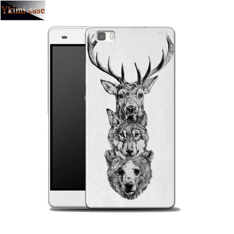 Elephant wolf soft TPU cover for huawei p8 p9 Lite NOVA MATE 8 9 honor 8 case for huawei p8 lite 2017 P10 phone capa - Wolfmall