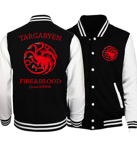 Bodybuilding Wolf man jacket fire&blood printing 2017 spring men baseball uniform hip hop casual hoodies tracksuit sweatshirt - Wolfmall