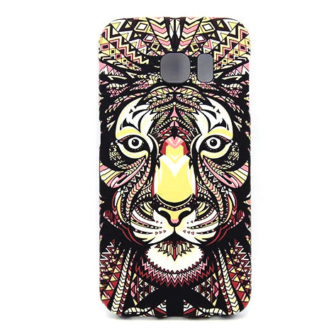 Amazing Jungle Animal Elephant Tiger Wolf Night Glow Slim Phone Case For Samsung Galaxy S6 S6Edge S7 S7Edge S8 S8Plus Cover Capa - Wolfmall