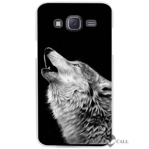 Hot Sale The Wolf Clear Case Cover Coque Shell for Samsung Galaxy J1 J2 J3 J5 J7 2016 2017 Emerge - Wolfmall