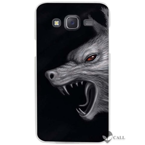 Hot Sale The Wolf Clear Case Cover Coque Shell for Samsung Galaxy J1 J2 J3 J5 J7 2016 2017 Emerge - Wolfmall