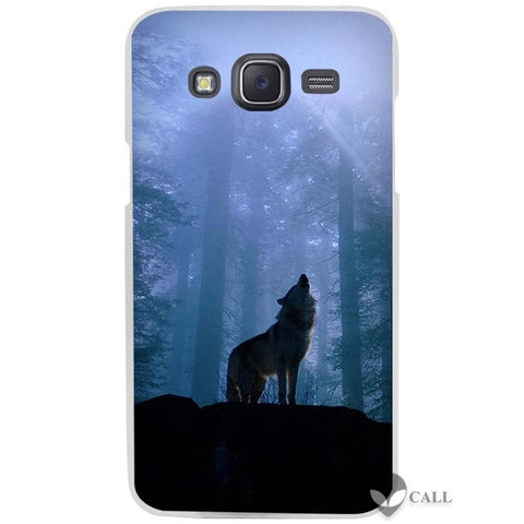 Hot Sale The Wolf Clear Case Cover Coque Shell for Samsung Galaxy J1 J2 J3 J5 J7 2016 2017 Emerge - Wolfmall