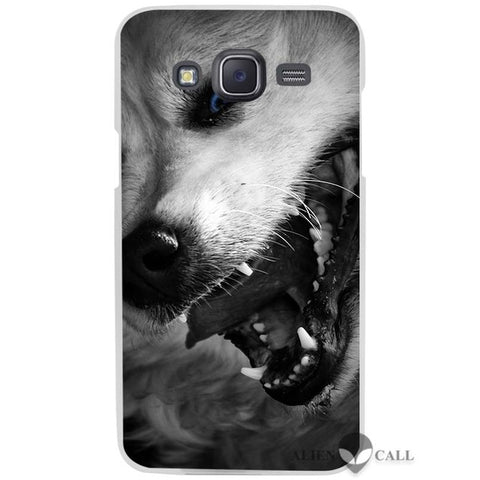 Hot Sale The Wolf Clear Case Cover Coque Shell for Samsung Galaxy J1 J2 J3 J5 J7 2016 2017 Emerge - Wolfmall