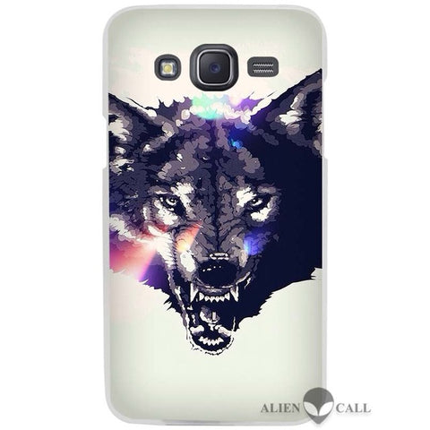 Hot Sale The Wolf Clear Case Cover Coque Shell for Samsung Galaxy J1 J2 J3 J5 J7 2016 2017 Emerge - Wolfmall