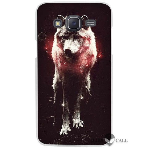 Hot Sale The Wolf Clear Case Cover Coque Shell for Samsung Galaxy J1 J2 J3 J5 J7 2016 2017 Emerge - Wolfmall
