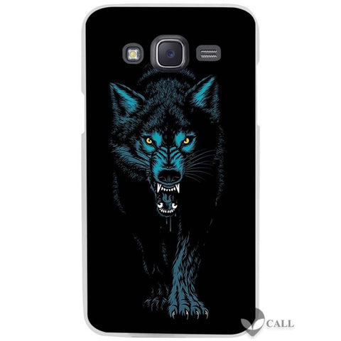 Hot Sale The Wolf Clear Case Cover Coque Shell for Samsung Galaxy J1 J2 J3 J5 J7 2016 2017 Emerge - Wolfmall