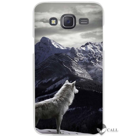 Hot Sale The Wolf Clear Case Cover Coque Shell for Samsung Galaxy J1 J2 J3 J5 J7 2016 2017 Emerge - Wolfmall