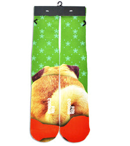 2018 new High Socks 3D printed animal wolf tiger cats long Socks funny harajuku  socks fashion warm brand 3D Sock 1pair - Wolfmall