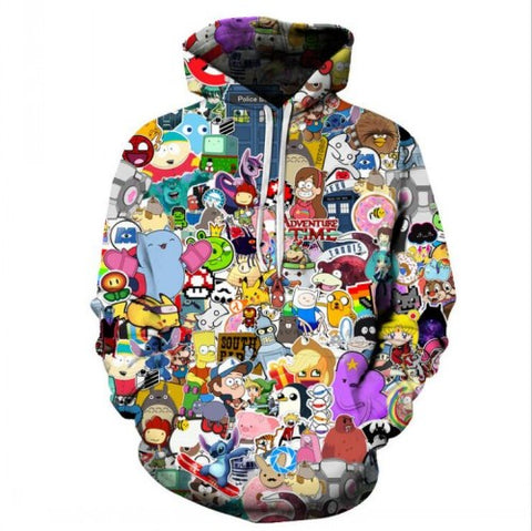 Anime Hoodies Dragon Ball Z Pocket Hooded Sweatshirts Kid Goku 3D Hoodies Pullovers Men Women Long Sleeve Outerwear New Hoodie - Wolfmall