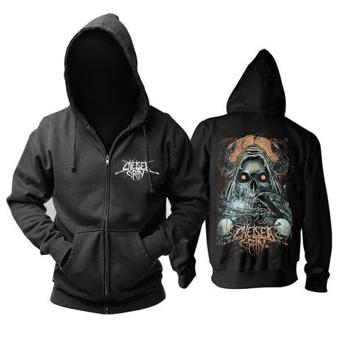 11 designs Zipper Sweatshirt Chelsea Grin Rock Cotton wolf hoodies shell jacket brand punk death heavy metal sudadera fleece - Wolfmall