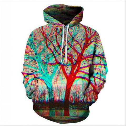 NEW Hot Sale Brand Wolf Printed Hoodies Men 3D Sweatshirt Quality Plus size Pullover Novelty 3XL Streetwear Male Hooded Jacket - Wolfmall