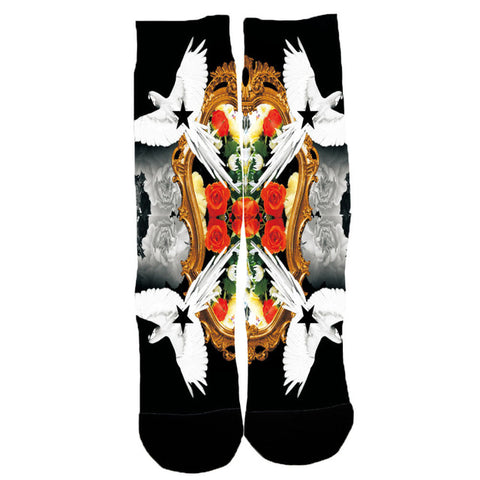 New Design Fashion 3D Ainmal Wolf Printed Socks Casual Men Women Low Cut Ankle Socks Animal Print 3D Harajuku Style Ankle Socks - Wolfmall