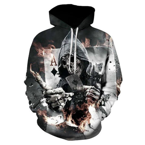2018 Hot Sale Brand Wolf Printed Hoodies Men 3D Sweatshirt Quality Plus size Pullover Novelty 3XL Streetwear Male Hooded Jacket - Wolfmall