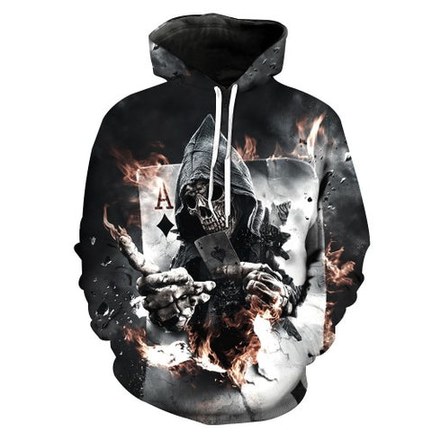 Ice Fire Wolf Hoodies 3D Men Women Sweatshirts Fashion Pullover Autumn Tracksuits Harajuku Outwear Casual Animal Male Jacket - Wolfmall