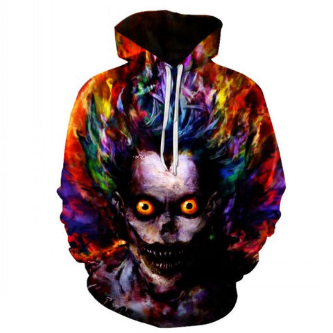 Ice Fire Wolf Hoodies 3D Men Women Sweatshirts Fashion Pullover Autumn Tracksuits Harajuku Outwear Casual Animal Male Jacket - Wolfmall