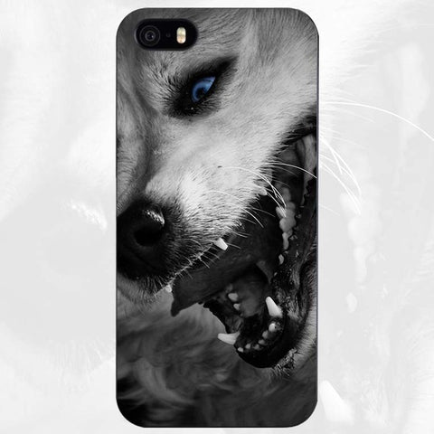 The Wolf Black Plastic Case Cover Shell for iPhone Apple 4 4s 5 5s SE 5c 6 6s 7 Plus - Wolfmall