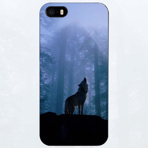The Wolf Black Plastic Case Cover Shell for iPhone Apple 4 4s 5 5s SE 5c 6 6s 7 Plus - Wolfmall