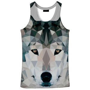 2017 hot sale New fashion 3D men's  wolf print 9 size casual tanktop  custom-made print free shipping - Wolfmall