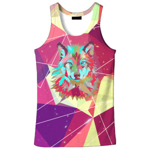 2017 hot sale New fashion 3D men's  wolf print 9 size casual tanktop  custom-made print free shipping - Wolfmall