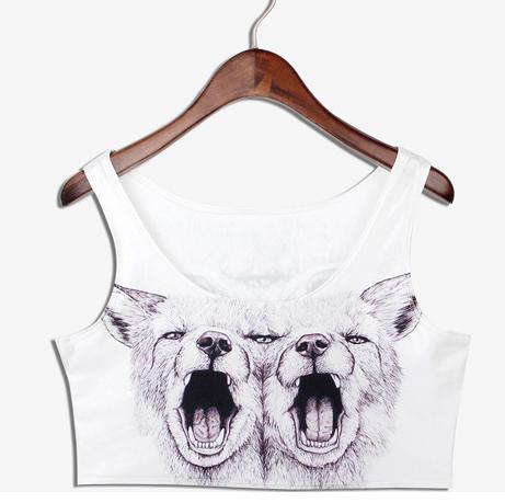 Wolves Women Blouses 2017 Summer Style Women Crop Top Strapless Sexy Crop Top Bustiers Vest Top Women's Tanks - Wolfmall