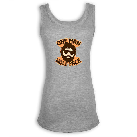 ONE MAN WOLF PACK Alan Hangover Inspired Print Ladies Girl's O-Neck Tank Top Fashion Summer Tops Women Cotton Sleeveless T-shirt - Wolfmall