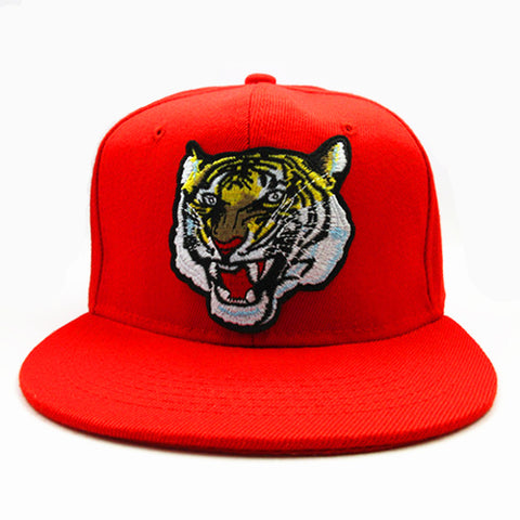 LDSLYJR 23 style Wolf leopard tiger bear cotton red Baseball Cap hip-hop cap Snapback Hats for kids and adult size - Wolfmall