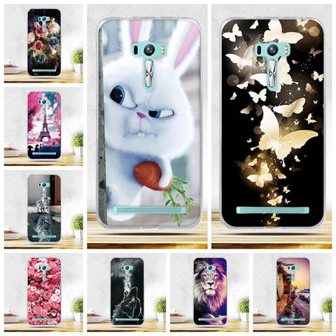 Case for Asus Zenfone Selfie ZD551KL Cover Thin Soft Silicone TPU Cart WOLF Phone Case for Asus ZenFone Selfie ZD551KL 5.5" Bags - Wolfmall