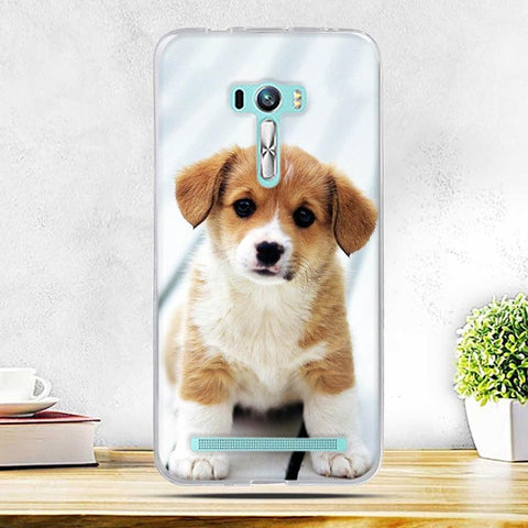 Case for Asus Zenfone Selfie ZD551KL Cover Thin Soft Silicone TPU Cart WOLF Phone Case for Asus ZenFone Selfie ZD551KL 5.5" Bags - Wolfmall