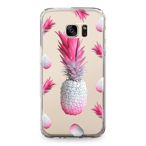 Lovely Pineapple White Wolf Stone Pattern TPU Phone Case for Sumsung Galaxy J3 J5 J7 A3 A5 2015 2016 2017 Silicone Case Fundas - Wolfmall