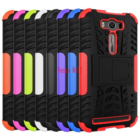 for ASUS Zenfon 2 Laser Z00ED ZE500KL ZE 500KL 500 ZE500 KL Z00E  Case Hard PC+Silicone Phone Bag Case for ASUS_Z00ED Cover - Wolfmall