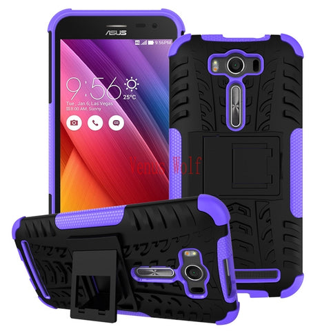 for ASUS Zenfon 2 Laser Z00ED ZE500KL ZE 500KL 500 ZE500 KL Z00E  Case Hard PC+Silicone Phone Bag Case for ASUS_Z00ED Cover - Wolfmall