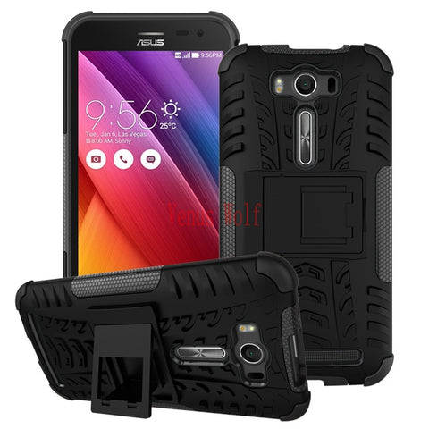 for ASUS Zenfon 2 Laser Z00ED ZE500KL ZE 500KL 500 ZE500 KL Z00E  Case Hard PC+Silicone Phone Bag Case for ASUS_Z00ED Cover - Wolfmall