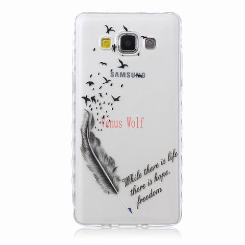 For Capa Samsung Galaxy A5 Case 2015 Cover Case for Samsung A5 Phone Covers For Samsung Galaxy A5 Cover Case Transparent Silicon - Wolfmall